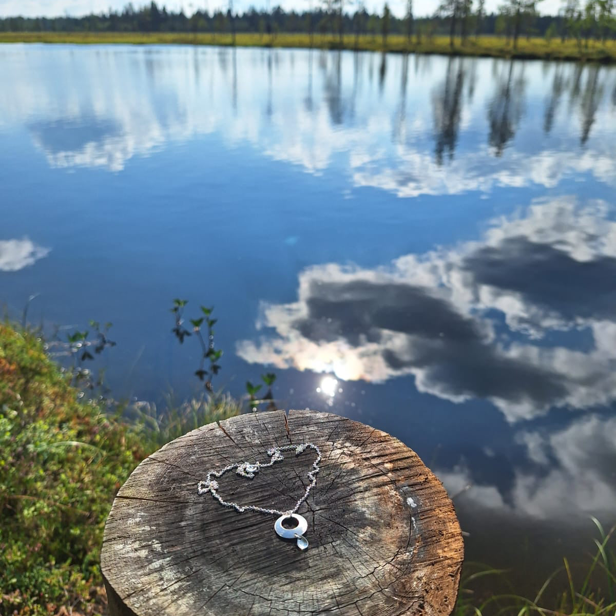 Cuoŋu kaulakoru pisara laukkasella